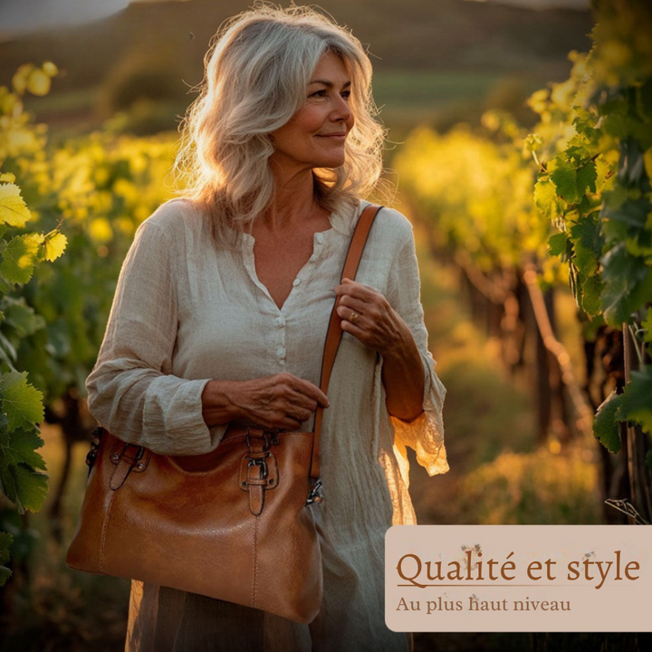 le élégant charm de Siena | luxe épaule sac