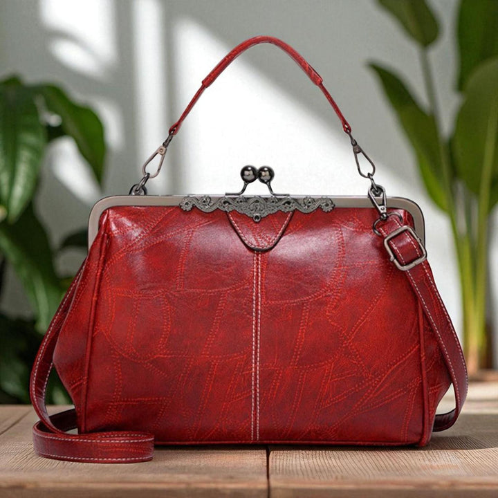 vintage handbag avec clasp fermeture