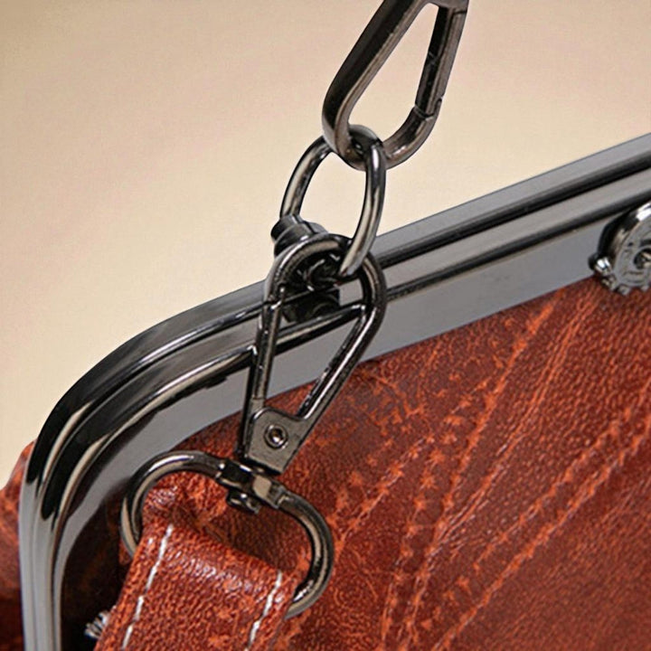 vintage handbag avec clasp fermeture
