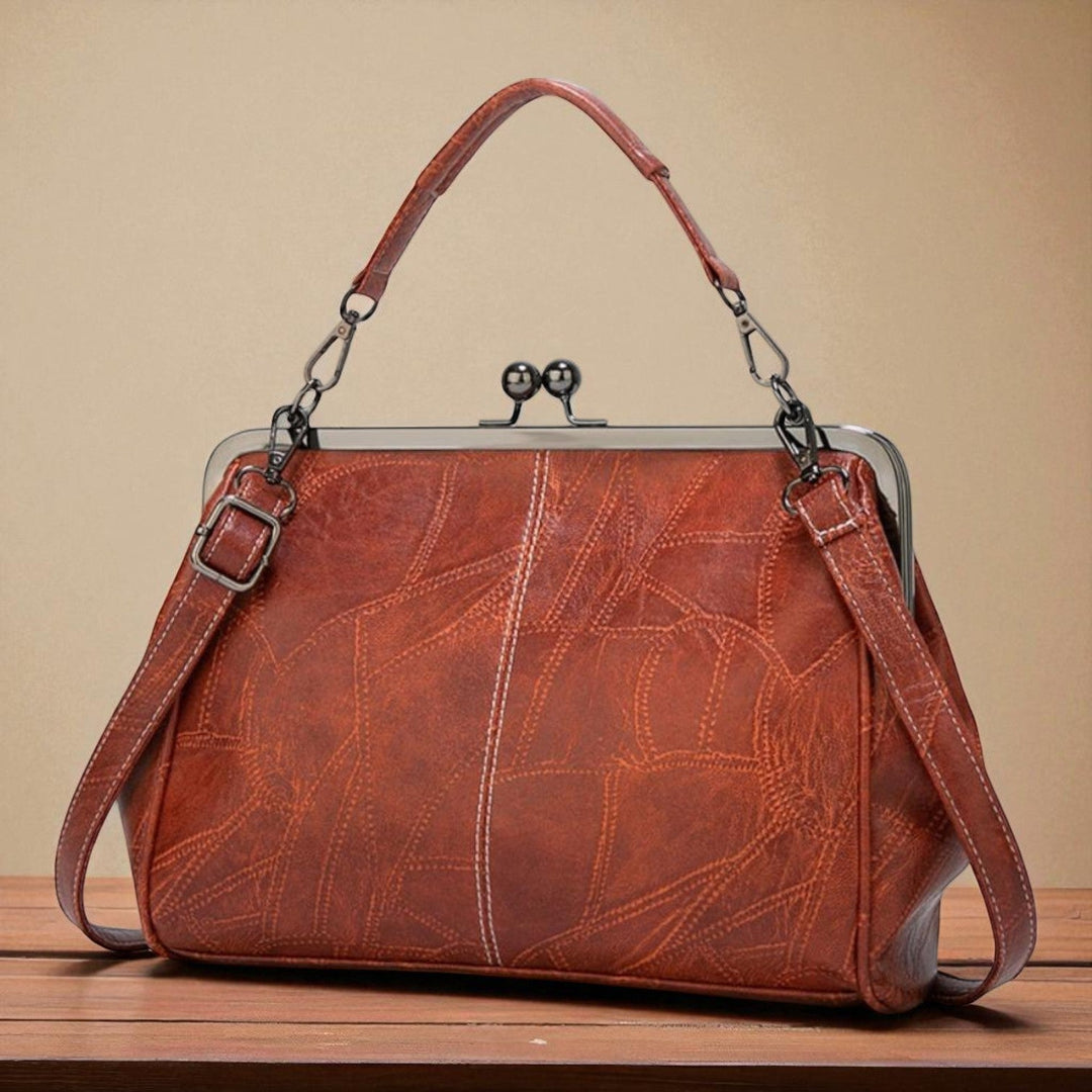 vintage handbag avec clasp fermeture