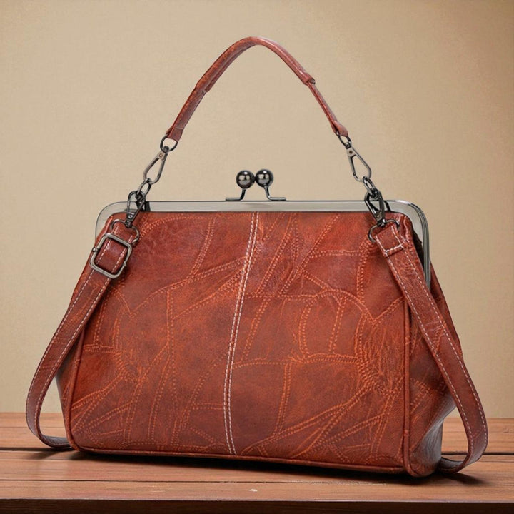 vintage handbag avec clasp fermeture