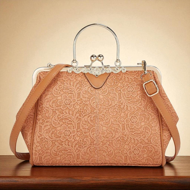 vintage handbag avec clasp fermeture