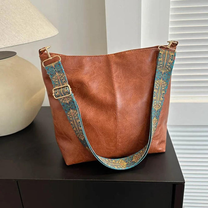 charmant vintage cuir épaule sac | Tamar's vintage Charm