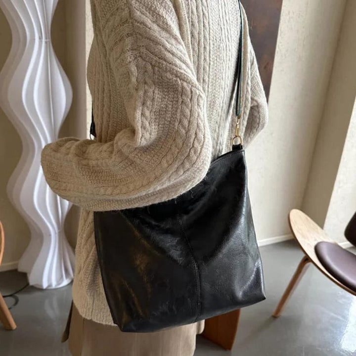 charmant vintage cuir épaule sac | Tamar's vintage Charm