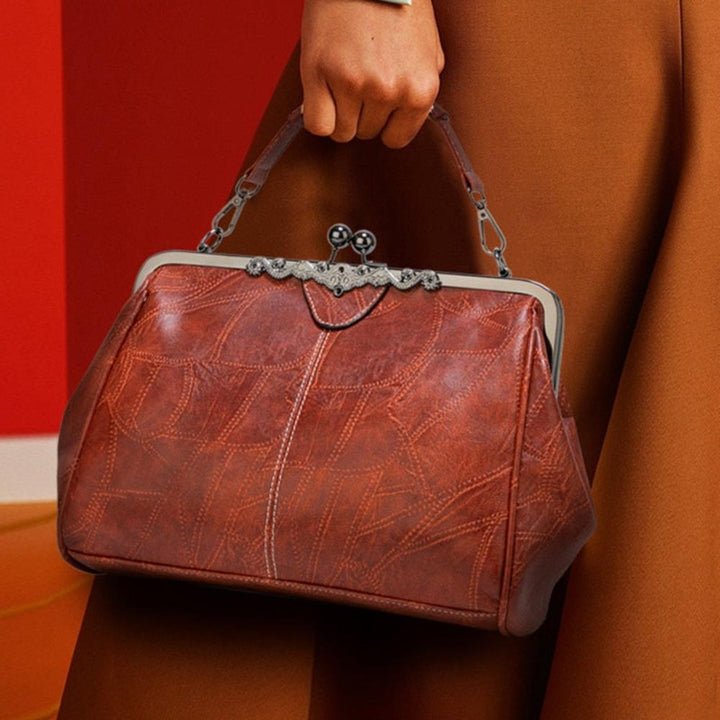 vintage handbag avec clasp fermeture