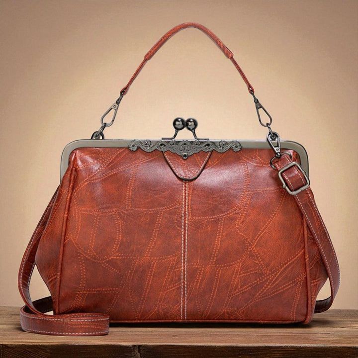 vintage handbag avec clasp fermeture