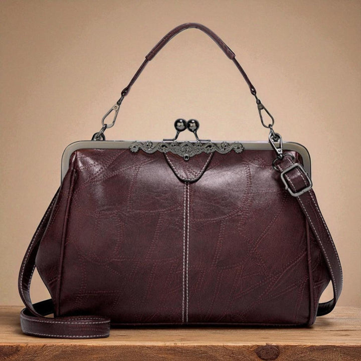 vintage handbag avec clasp fermeture